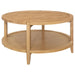 Camillo - Round Solid Wood Table – End Tables by Coaster Fine Furniture at Furniture Wholesale Plus , Nashville furniture store