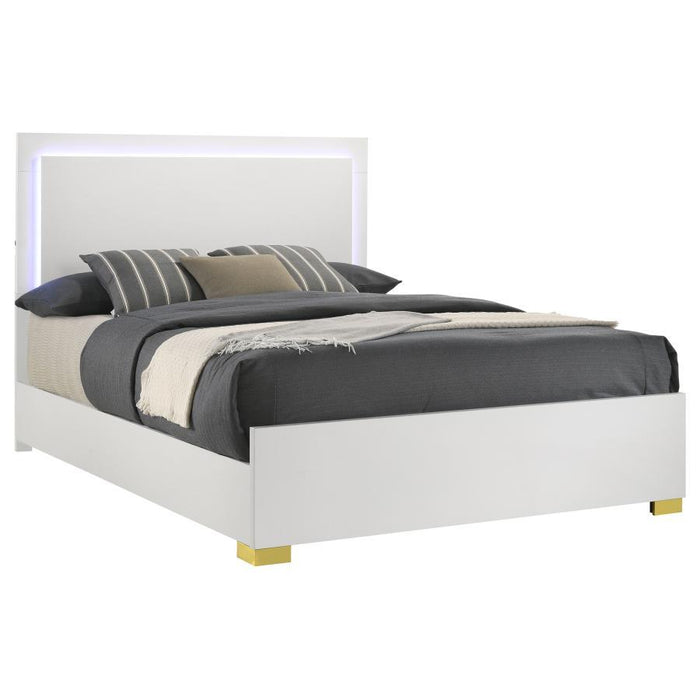 Marceline - Wood LED Panel Bed – Panel Beds by Coaster Fine Furniture at Furniture Wholesale Plus , Nashville furniture store