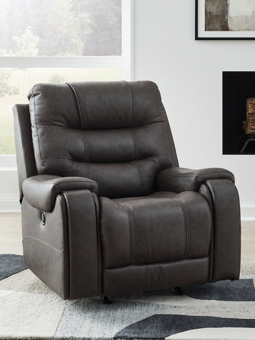 Femley - Rocker Recliner - Smoke – Rocker Chairs by Signature Design by Ashley® at Furniture Wholesale Plus , Nashville furniture store