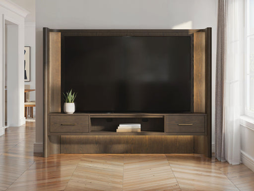 Darimore - TV Wall Console - Burnished Brown – Entertainment Centers by Signature Design by Ashley® at Furniture Wholesale Plus , Nashville furniture store
