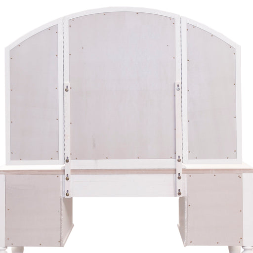 Summer House - Vanity Mirror - Oyster White – Vanity Mirrors by Liberty Furniture at Furniture Wholesale Plus , Nashville furniture store