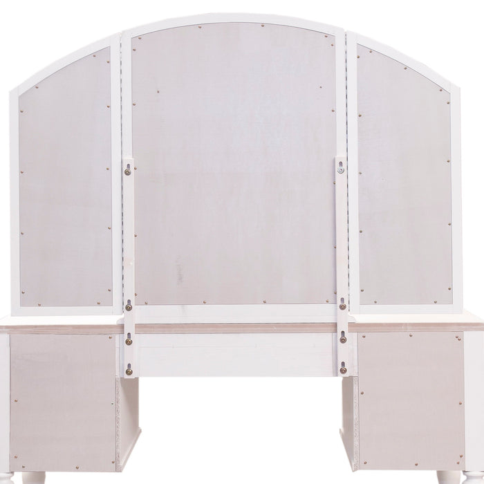 Summer House - Vanity Mirror - Oyster White – Vanity Mirrors by Liberty Furniture at Furniture Wholesale Plus , Nashville furniture store