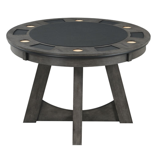 Prince - Round Game Table - Gray – Gaming Tables by Elements International at Furniture Wholesale Plus , Nashville furniture store