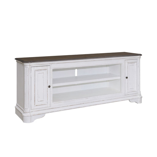 Fireplace TV Consoles - 82" Fireplace TV Console FTS - Brown – Fireplace TV Stands by Liberty Furniture at Furniture Wholesale Plus , Nashville furniture store