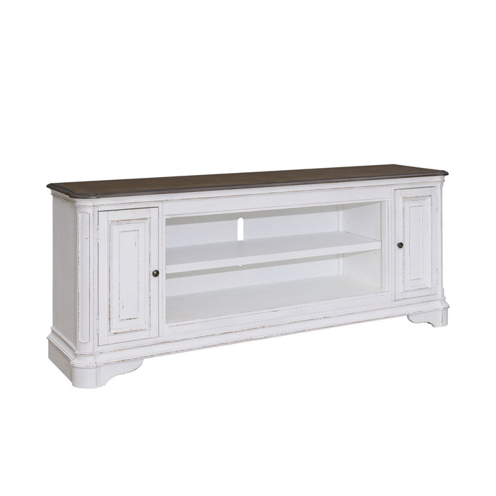 Fireplace TV Consoles - 82" Fireplace TV Console FTS - Brown – Fireplace TV Stands by Liberty Furniture at Furniture Wholesale Plus , Nashville furniture store
