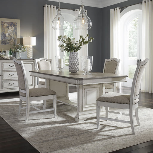 Abbey Park - Trestle Table Set – 5 Piece Dining Room Sets by Liberty Furniture at Furniture Wholesale Plus , Nashville furniture store