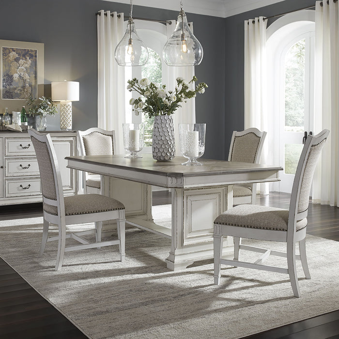 Abbey Park - Trestle Table Set – 5 Piece Dining Room Sets by Liberty Furniture at Furniture Wholesale Plus , Nashville furniture store