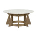 Berkley Square - Round Cocktail Table - Linen & Khaki – Cocktail Tables by Liberty Furniture at Furniture Wholesale Plus , Nashville furniture store