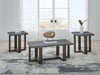 Dynnford - Occasional Table Set (Set of 3) - Gray / Brown – Table Sets by Signature Design by Ashley® at Furniture Wholesale Plus , Nashville furniture store