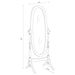 Foyet - Wood Adjustable Length Cheval Mirror - Premium Floor Mirrors from CoasterEveryday - Just $99! Shop now at Furniture Wholesale Plus  We are the best furniture store in Nashville, Hendersonville, Goodlettsville, Madison, Antioch, Mount Juliet, Lebanon, Gallatin, Springfield, Murfreesboro, Franklin, Brentwood