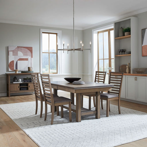 Brook Bay - Trestle Table Set – 5 Piece Dining Room Sets by Liberty Furniture at Furniture Wholesale Plus , Nashville furniture store