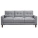 Bowen - Upholstered Track Arm Tufted Sofa Set – Stationary Sofas & Loveseats by Coaster Fine Furniture at Furniture Wholesale Plus , Nashville furniture store