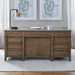Carolina Park - Jr Executive Desk - Amber Brown – Executive Desks by Liberty Furniture at Furniture Wholesale Plus , Nashville furniture store