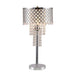Crystal On Mesh - Table Lamp - Chrome – Table Lamps by Crown Mark at Furniture Wholesale Plus , Nashville furniture store