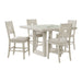 Avalanche - Square Counter Height Dining Set – 5 Piece Dining Room Sets by Elements International at Furniture Wholesale Plus , Nashville furniture store