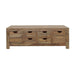 Esther - 6-Drawer Solid Wood Coffee Table - Natural – Coffee Tables by CoasterElevations at Furniture Wholesale Plus , Nashville furniture store