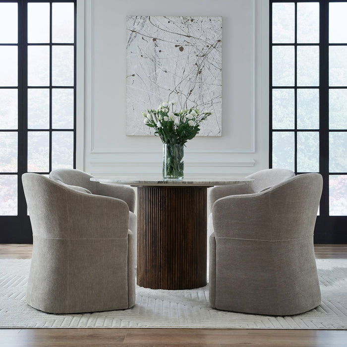Accent Dining - Accent Chair With Casters – Side Chairs by Liberty Furniture at Furniture Wholesale Plus , Nashville furniture store