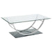Danville - Rectangular U-Shaped Glass Top Table – End Tables by CoasterEssence at Furniture Wholesale Plus , Nashville furniture store