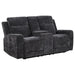 Kennett - Chenille Upholstered Power Reclining Loveseat – Reclining Loveseats by Coaster Fine Furniture at Furniture Wholesale Plus , Nashville furniture store