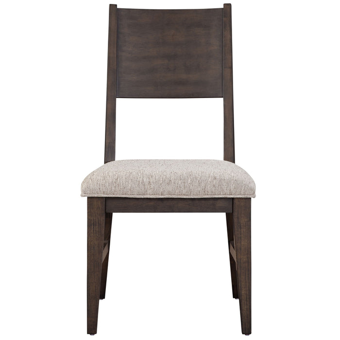 Norvell - Side Chair (Set of 2) - Gray / Brown – Chair Sets by Steve Silver Furniture at Furniture Wholesale Plus , Nashville furniture store