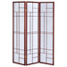 Katerina - 3-Panel Room Divider Folding Shoji Screen - Cherry – Room Dividers by CoasterEveryday at Furniture Wholesale Plus , Nashville furniture store