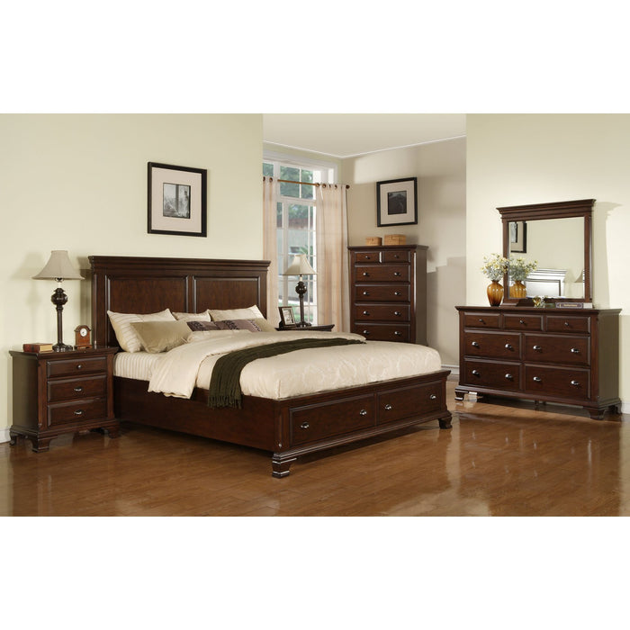 Canton - Nightstand - Cherry – Accent Nightstands by Elements International at Furniture Wholesale Plus , Nashville furniture store