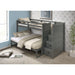 Sami - Step Bunk With Right Headboard – Bunk Beds by Elements International at Furniture Wholesale Plus , Nashville furniture store