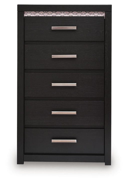 Shoralli - Five Drawer Chest - Black – Accent Chests by Signature Design by Ashley® at Furniture Wholesale Plus , Nashville furniture store