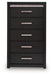 Shoralli - Five Drawer Chest - Black – Accent Chests by Signature Design by Ashley® at Furniture Wholesale Plus , Nashville furniture store