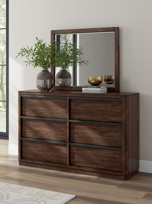Dilenno - Dresser And Mirror - Dark Brown – Dresser & Mirror by Signature Design by Ashley® at Furniture Wholesale Plus , Nashville furniture store