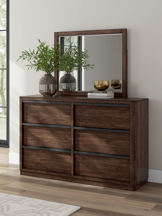 Dilenno - Dresser And Mirror - Dark Brown – Dresser & Mirror by Signature Design by Ashley® at Furniture Wholesale Plus , Nashville furniture store