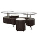Buckley - 3 Piece Coffee Table And Stools Set – 3 Piece Living Room Sets by Coaster Fine Furniture at Furniture Wholesale Plus , Nashville furniture store