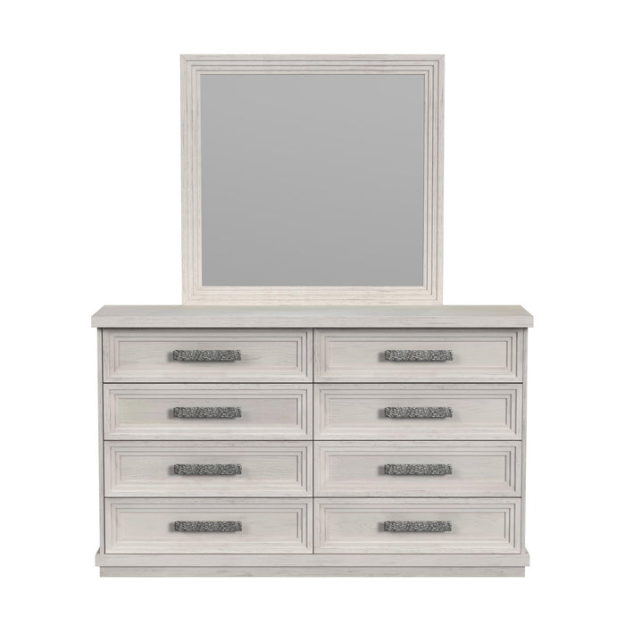 Avalanche - Dresser And Mirror Set - Antique White – Dresser & Mirror by Elements International at Furniture Wholesale Plus , Nashville furniture store