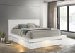 Jessica - Wood LED Panel Bed - Premium Platform Beds from CoasterEssence - Just $799! Shop now at Furniture Wholesale Plus  We are the best furniture store in Nashville, Hendersonville, Goodlettsville, Madison, Antioch, Mount Juliet, Lebanon, Gallatin, Springfield, Murfreesboro, Franklin, Brentwood