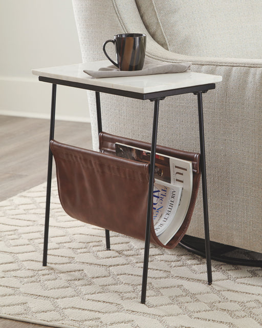 Etanbury - Accent Table - Brown / Black / White – Accent Tables by Signature Design by Ashley® at Furniture Wholesale Plus , Nashville furniture store