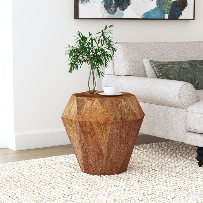 Jacinto - Octagonal Solid Mango Wood Side Table – Side Tables by Coaster Fine Furniture at Furniture Wholesale Plus , Nashville furniture store