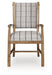 Ridgester - Dining Upholstered Arm Chair (Set of 2) - Light Brown – Chair Sets by Benchcraft® at Furniture Wholesale Plus , Nashville furniture store