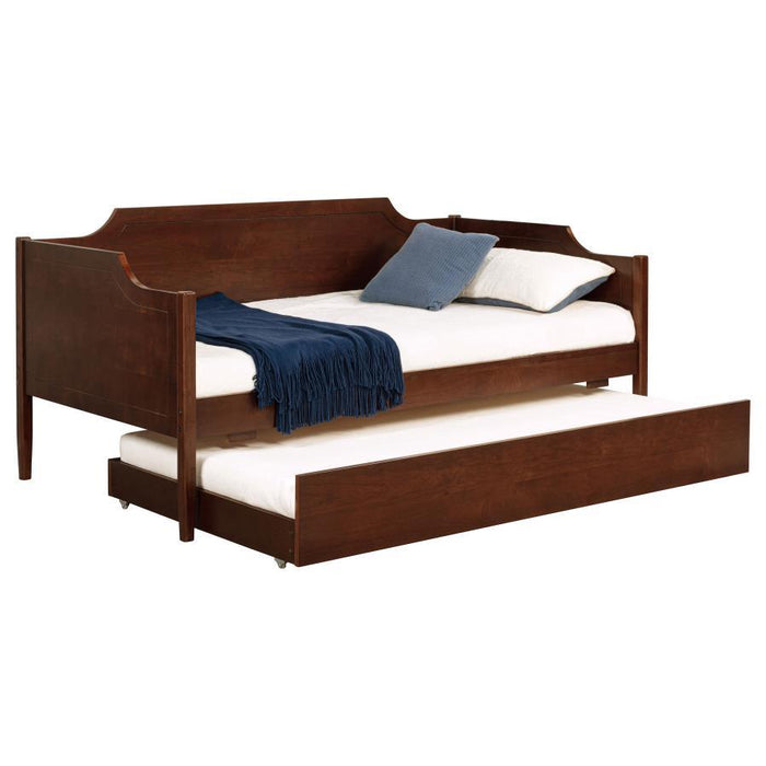 Redding - Wood Twin Daybed With Trundle - Cherry – Daybeds by Coaster Fine Furniture at Furniture Wholesale Plus , Nashville furniture store