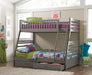 Ashton - 2-Drawer Wood Bunk Bed – Bunk Beds by CoasterEssence at Furniture Wholesale Plus , Nashville furniture store