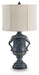 Morvanford - Poly Table Lamp - Antique Black – Table Lamps by Signature Design by Ashley® at Furniture Wholesale Plus , Nashville furniture store