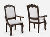 Kiera - Arm Chair (Set of 2) - Cherry Brown – Chair Sets by Crown Mark at Furniture Wholesale Plus , Nashville furniture store