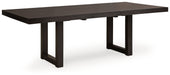 Neymorton - Rectangular Dining Room Butterfly Extension Table - Dark Grayish Brown – Dining Tables with Extensions by Signature Design by Ashley® at Furniture Wholesale Plus , Nashville furniture store