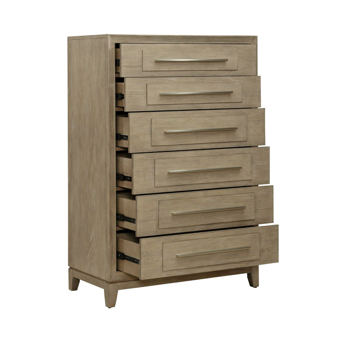 Brentwood - 6 Drawer Chest - Sandstone – Accent Chests by Liberty Furniture at Furniture Wholesale Plus , Nashville furniture store