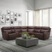 Blair - 6 Piece Sectional - Cognac – Reclining Sectionals by Liberty Furniture at Furniture Wholesale Plus , Nashville furniture store
