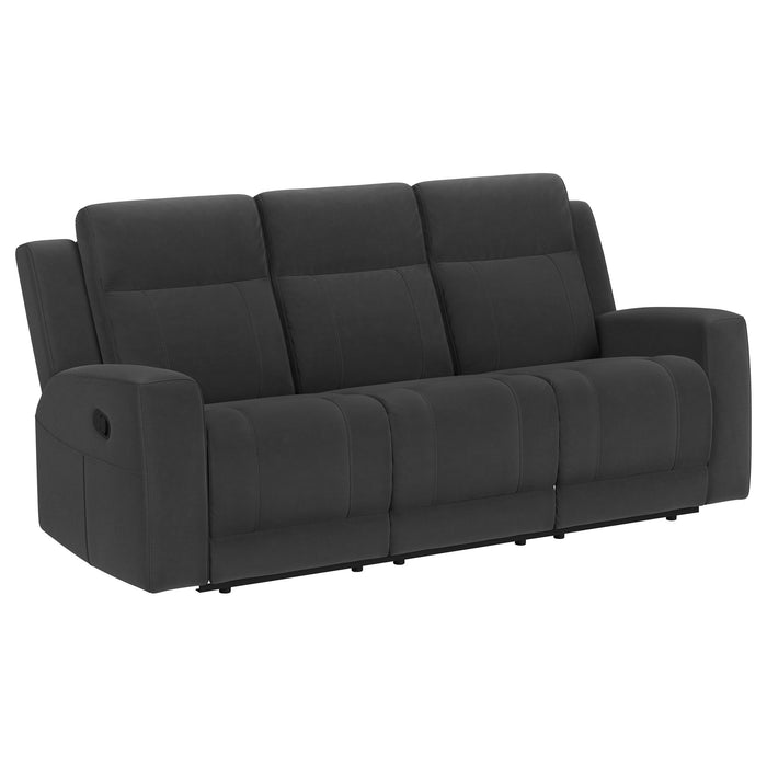 Brentwood - Upholstered Motion Reclining Sofa – Reclining Sofas by Coaster Fine Furniture at Furniture Wholesale Plus , Nashville furniture store