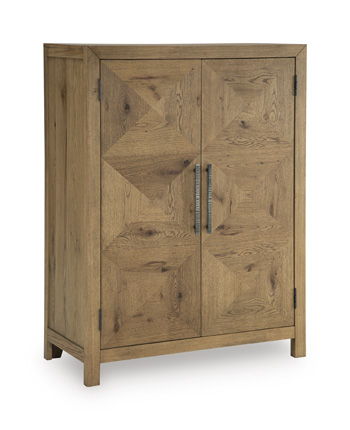 Clayburns - Bar Cabinet - Light Brown – Wine Cabinets by Signature Design by Ashley® at Furniture Wholesale Plus , Nashville furniture store