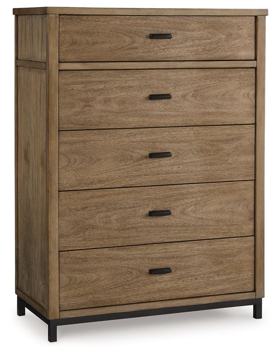 Tomtyn - Five Drawer Chest - Light Brown – Accent Chests by Benchcraft® at Furniture Wholesale Plus , Nashville furniture store