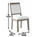 Molly - Side Chair (Set of 2) – Chair Sets by Steve Silver Furniture at Furniture Wholesale Plus , Nashville furniture store