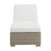 Ollie - Chaise Lounge - Tan And Olefin White Cream – Chaises by Elements International at Furniture Wholesale Plus , Nashville furniture store