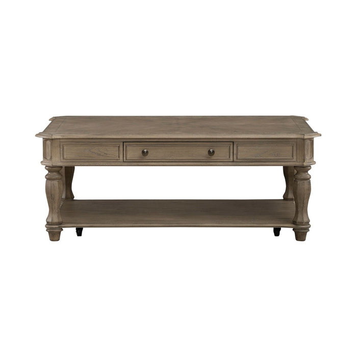 Magnolia Manor - Rectangular Cocktail Table – Cocktail Tables by Liberty Furniture at Furniture Wholesale Plus , Nashville furniture store